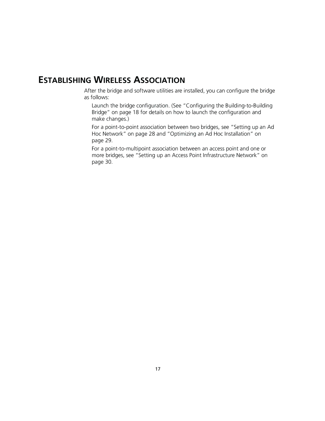 3Com 3CRWEASY96A manual Establishing Wireless Association 