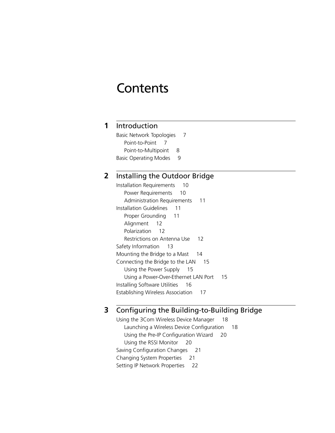 3Com 3CRWEASY96A manual Contents 