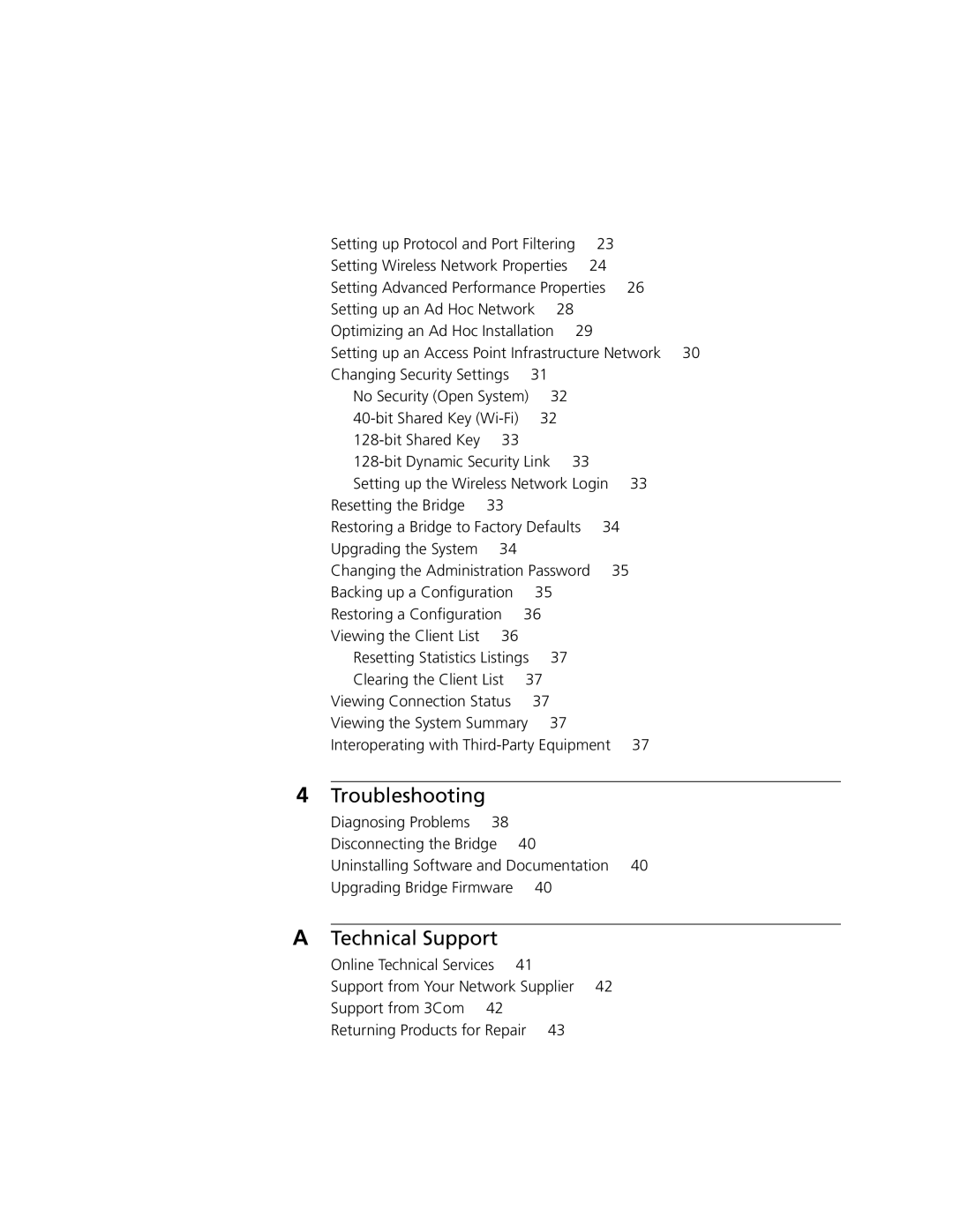 3Com 3CRWEASY96A manual Troubleshooting 