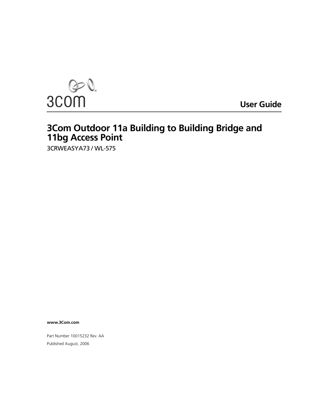 3Com WL-575, 3CRWEASYA73 manual User Guide 