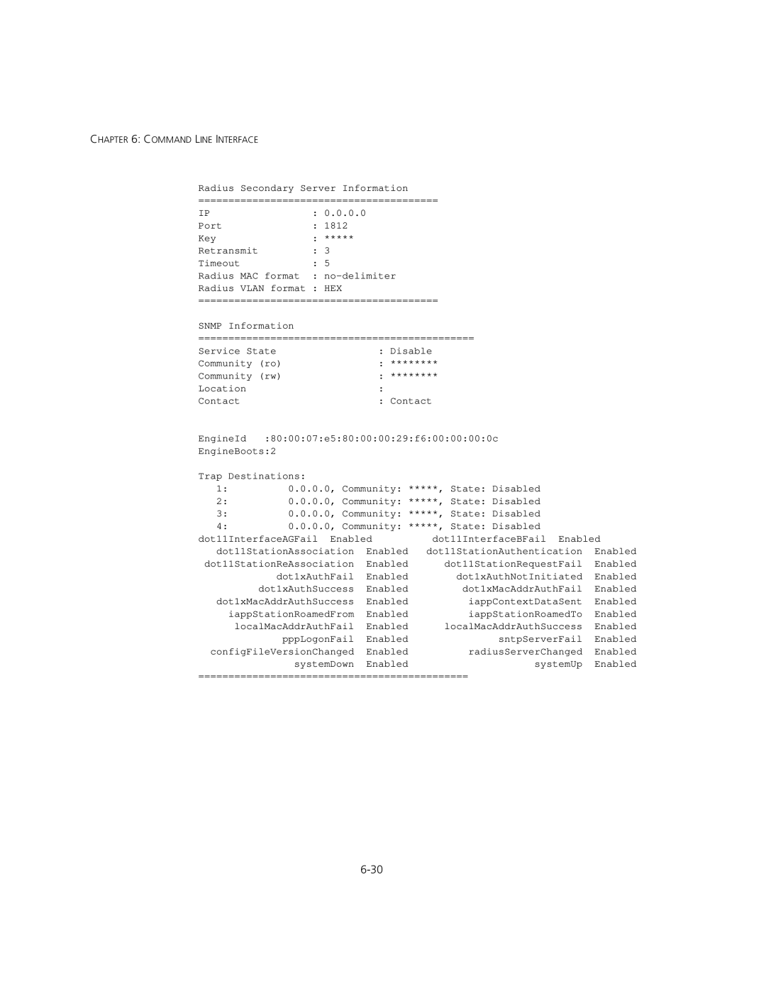 3Com 3CRWEASYA73, WL-575 manual Enabled Dot11StationRequestFail 