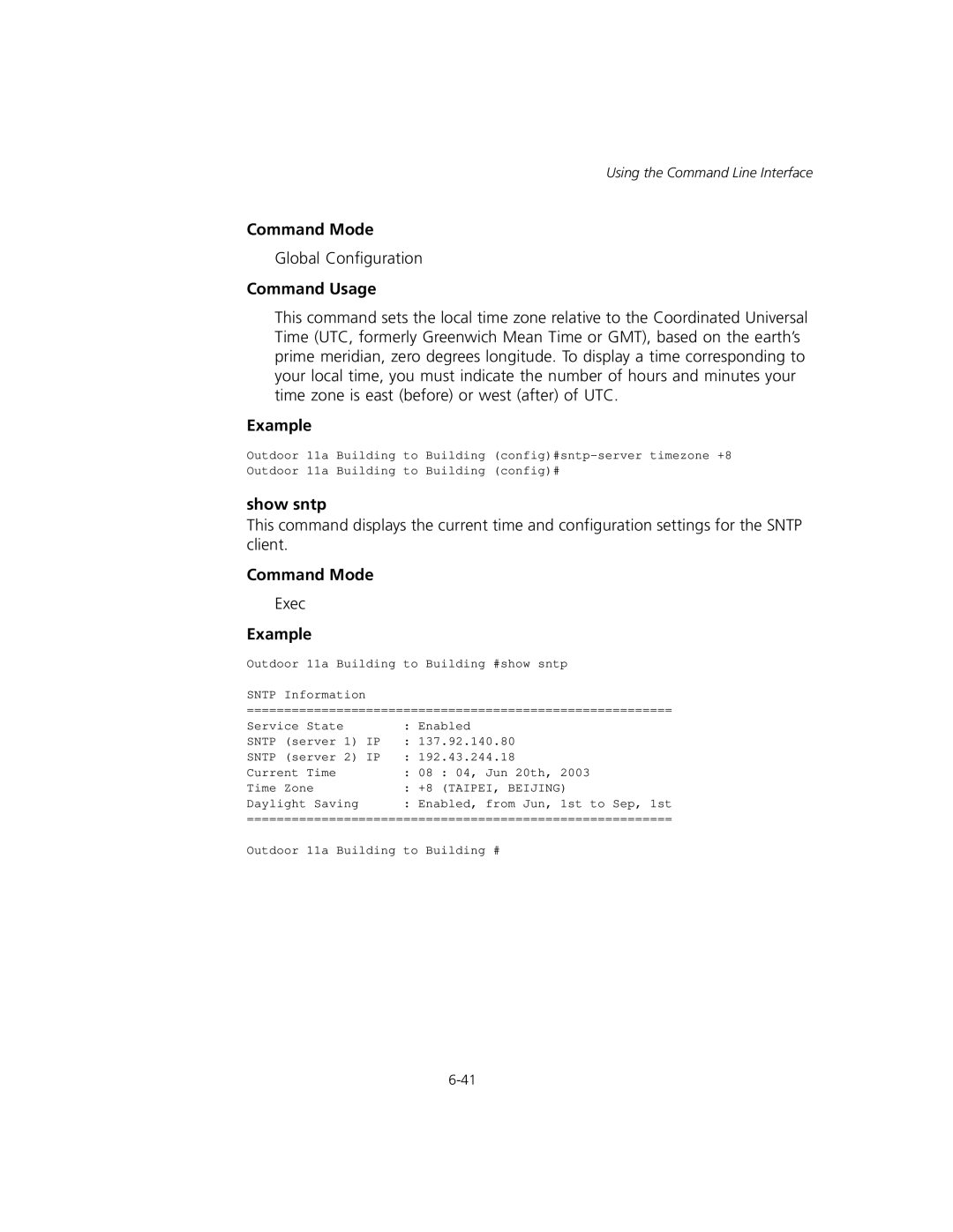 3Com WL-575, 3CRWEASYA73 manual Show sntp, TAIPEI, Beijing 