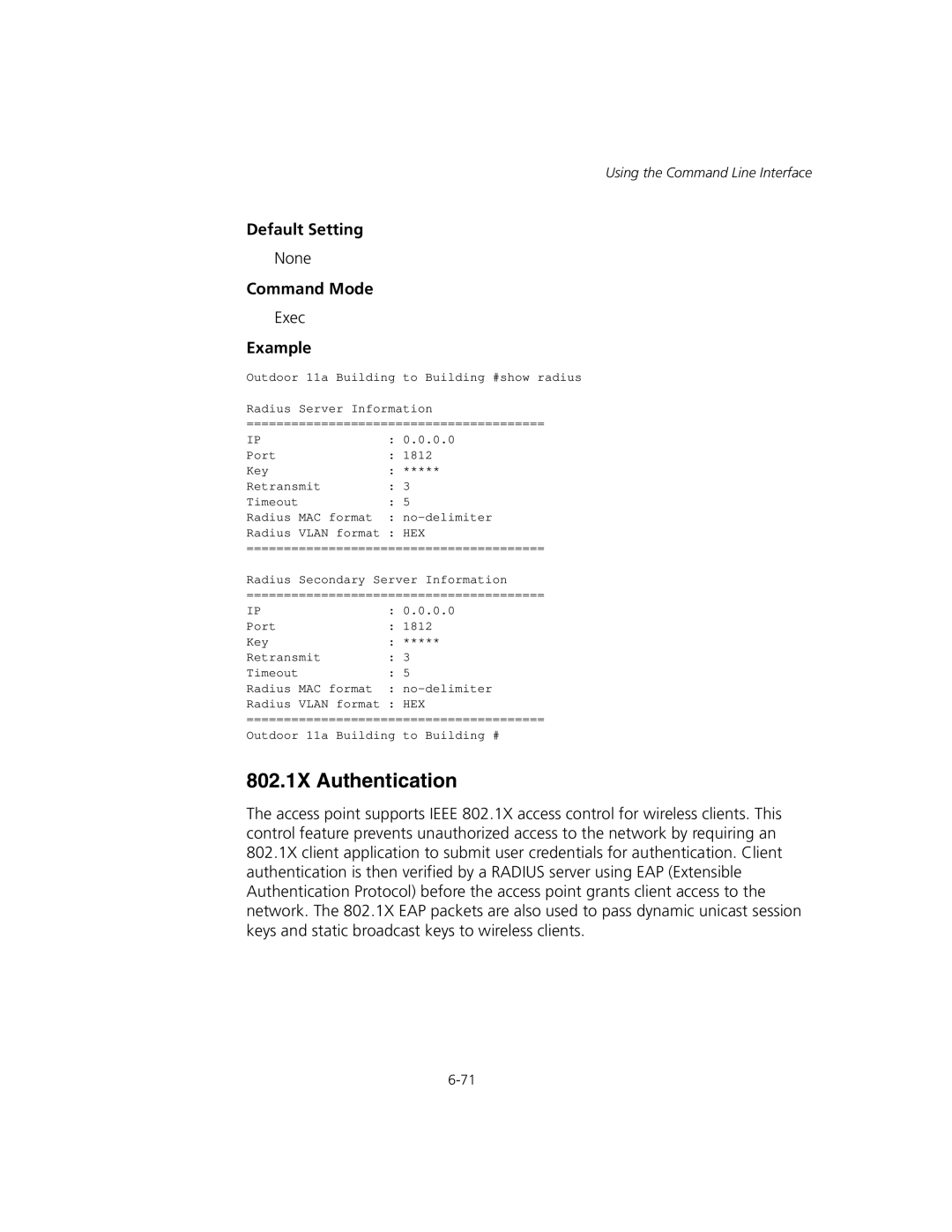 3Com WL-575, 3CRWEASYA73 manual 802.1X Authentication 