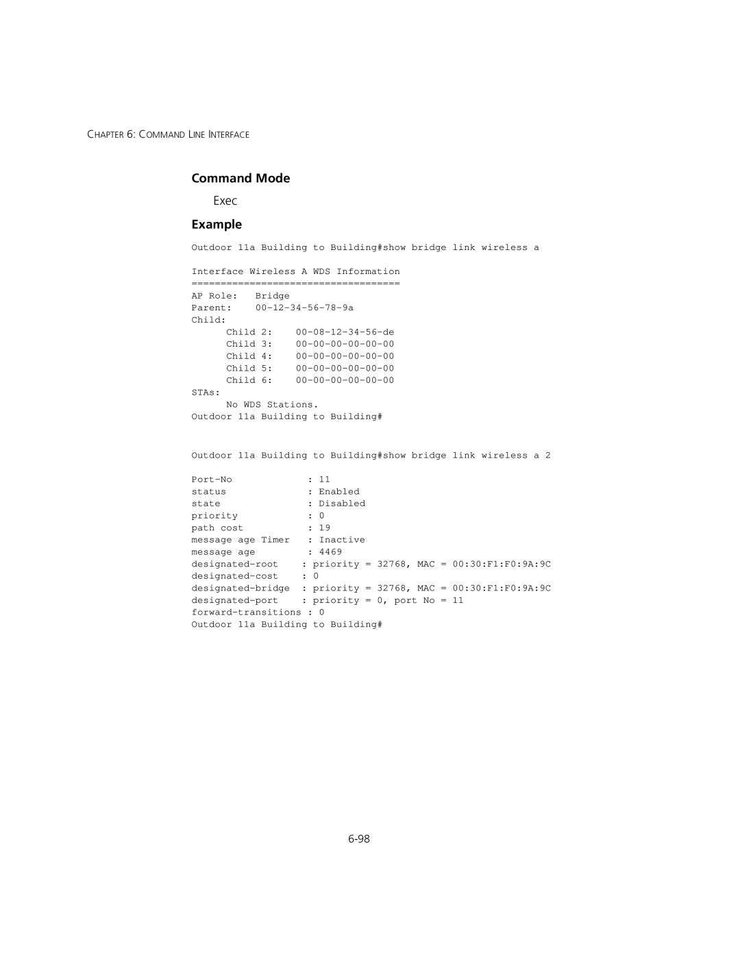 3Com 3CRWEASYA73, WL-575 manual Parent 00-12-34-56-78-9a Child 