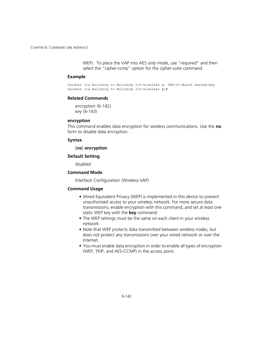 3Com 3CRWEASYA73, WL-575 manual Encryption, Syntax No encryption Default Setting 