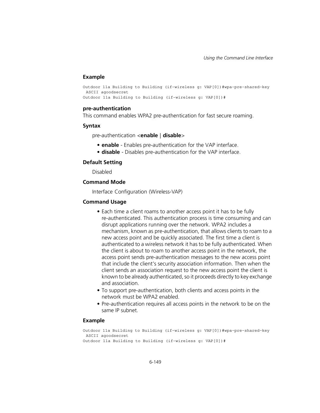 3Com WL-575, 3CRWEASYA73 manual Pre-authentication, Syntax 