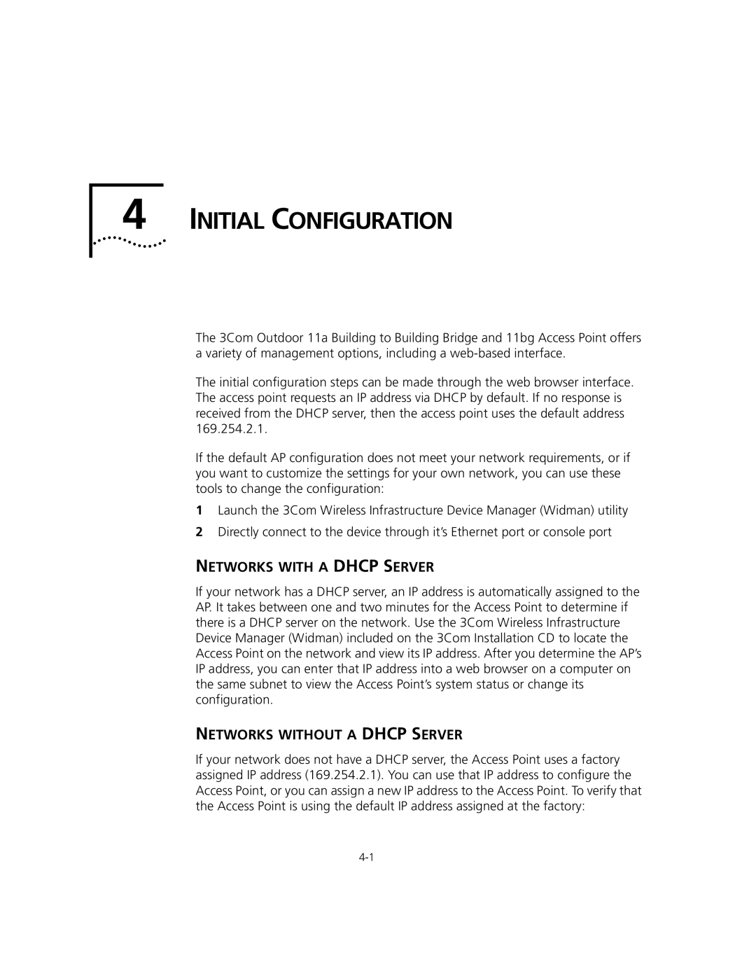 3Com WL-575, 3CRWEASYA73 manual Networks with a Dhcp Server, Networks Without a Dhcp Server 