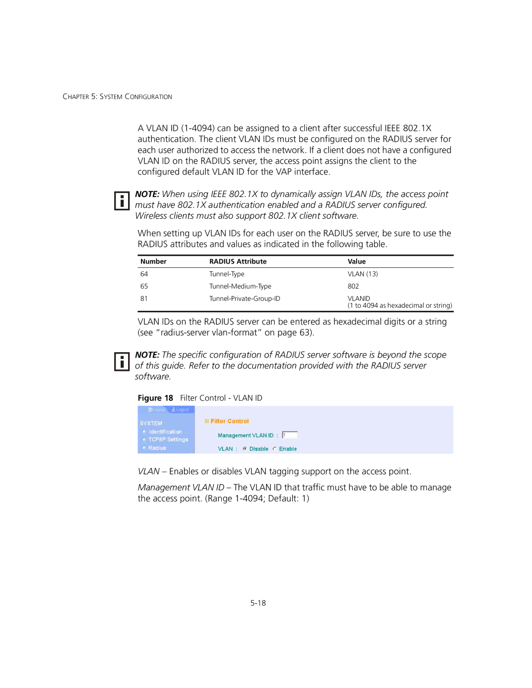 3Com 3CRWEASYA73, WL-575 manual Filter Control Vlan ID 