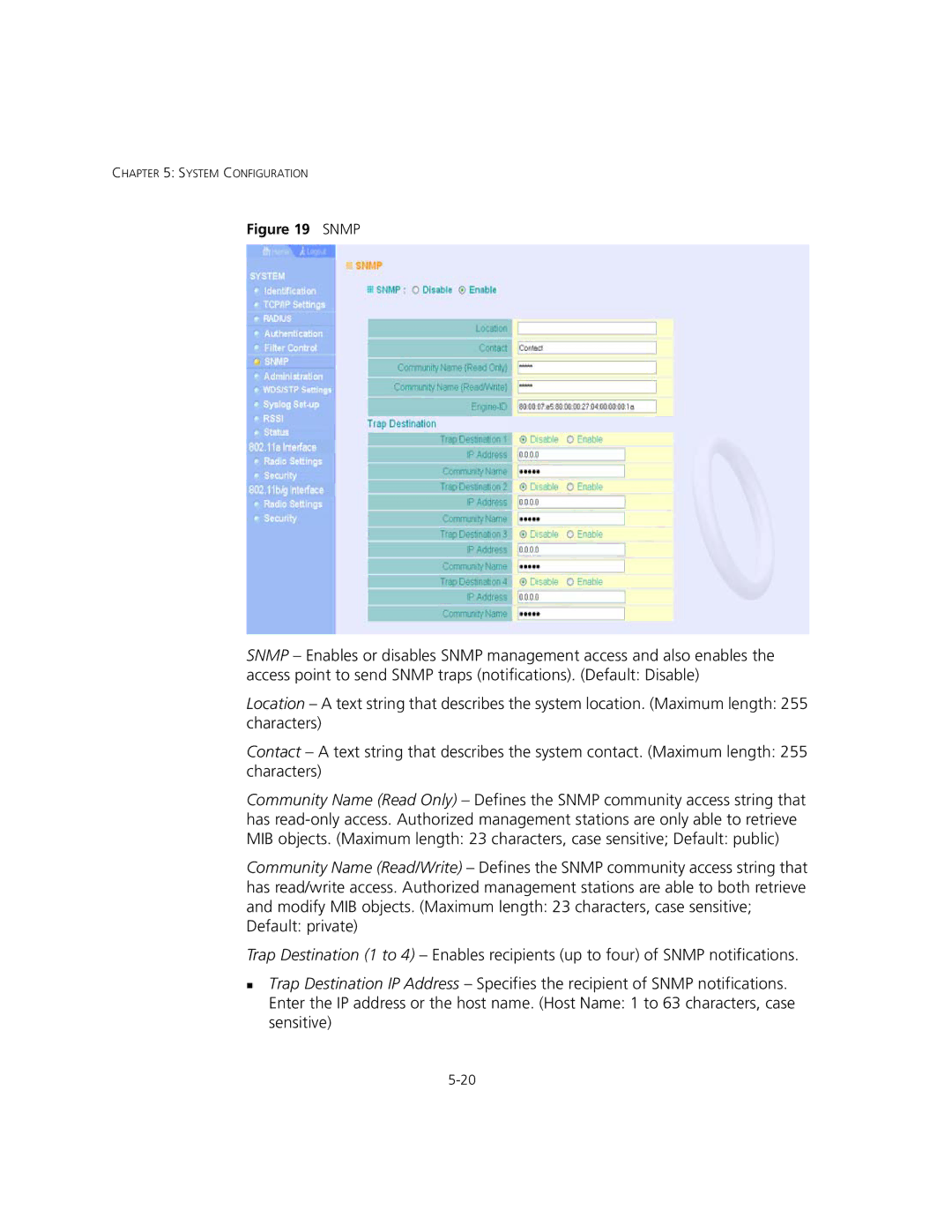 3Com 3CRWEASYA73, WL-575 manual Snmp 