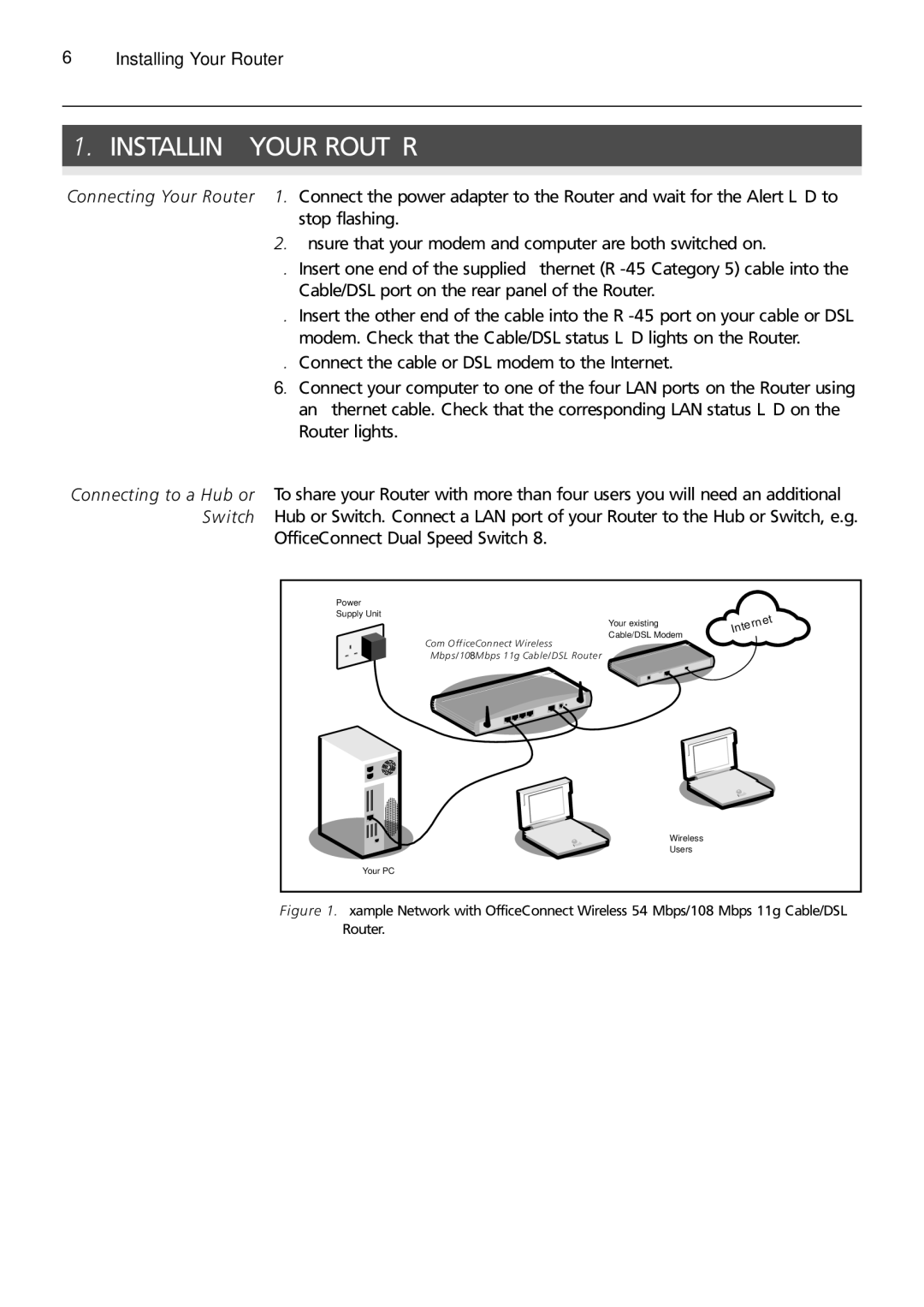 3Com 3CRWER200-75, 3CRWER100-75 manual Installing Your Router 