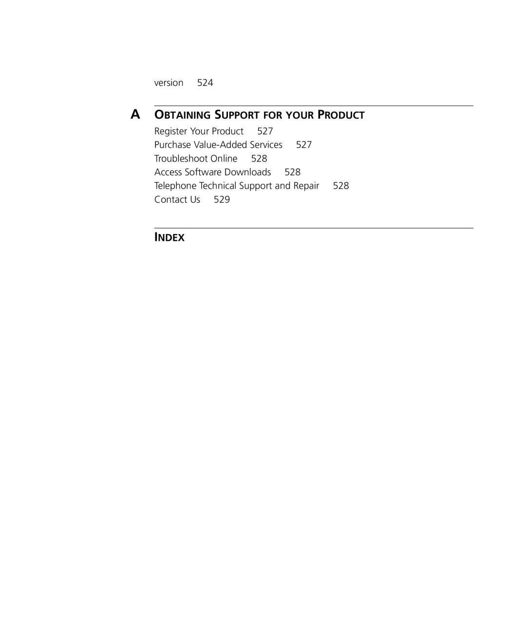 3Com 3CRWX440095A, 3CRWX120695A manual Version, Register Your Product 527 