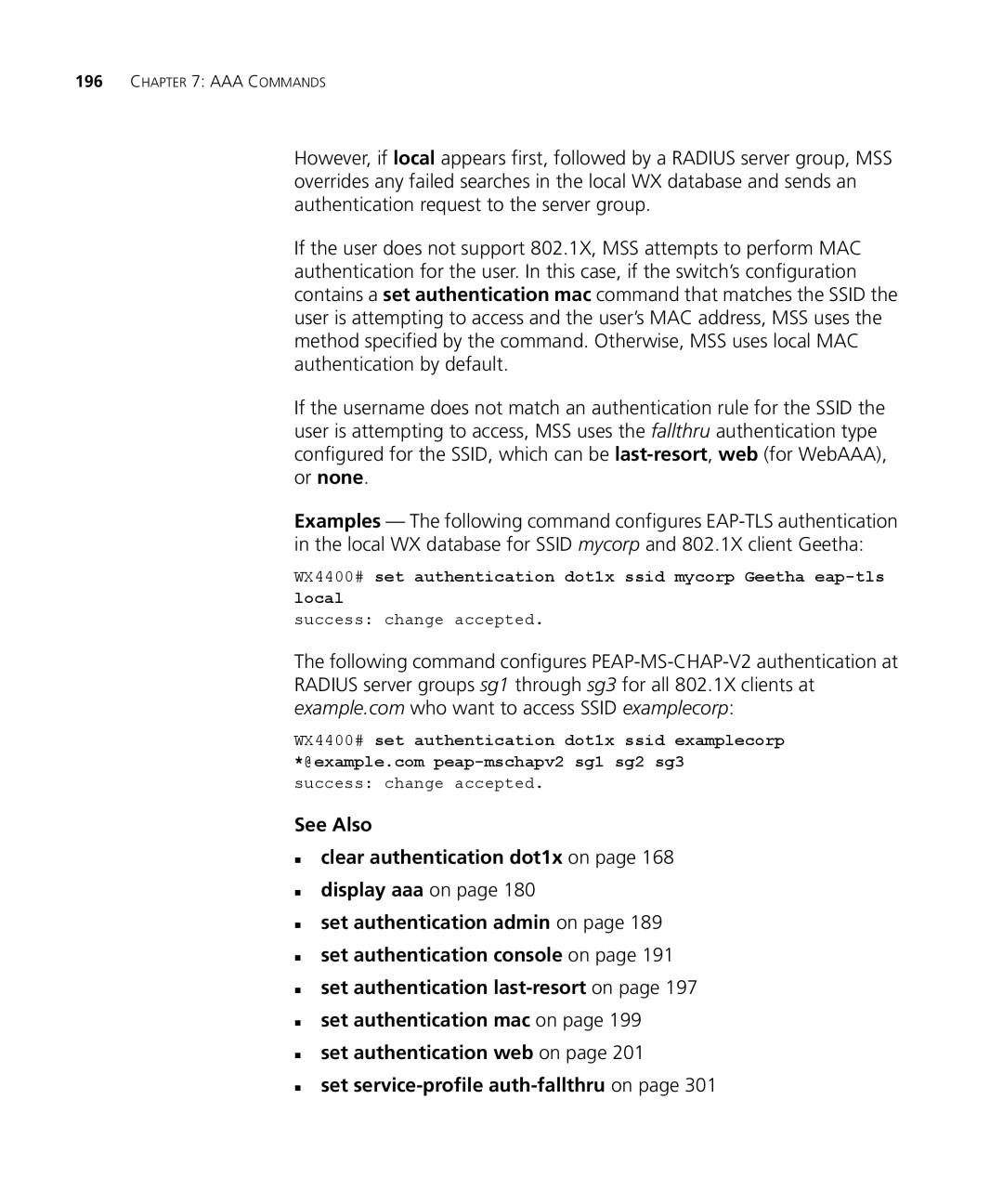 3Com 3CRWX440095A, 3CRWX120695A manual Success change accepted 