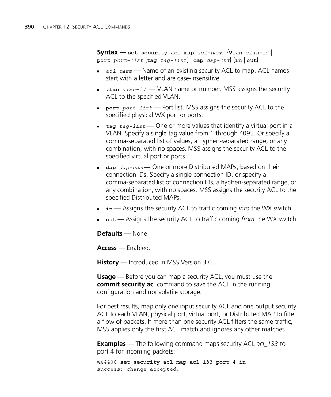 3Com 3CRWX440095A, 3CRWX120695A manual Defaults None 