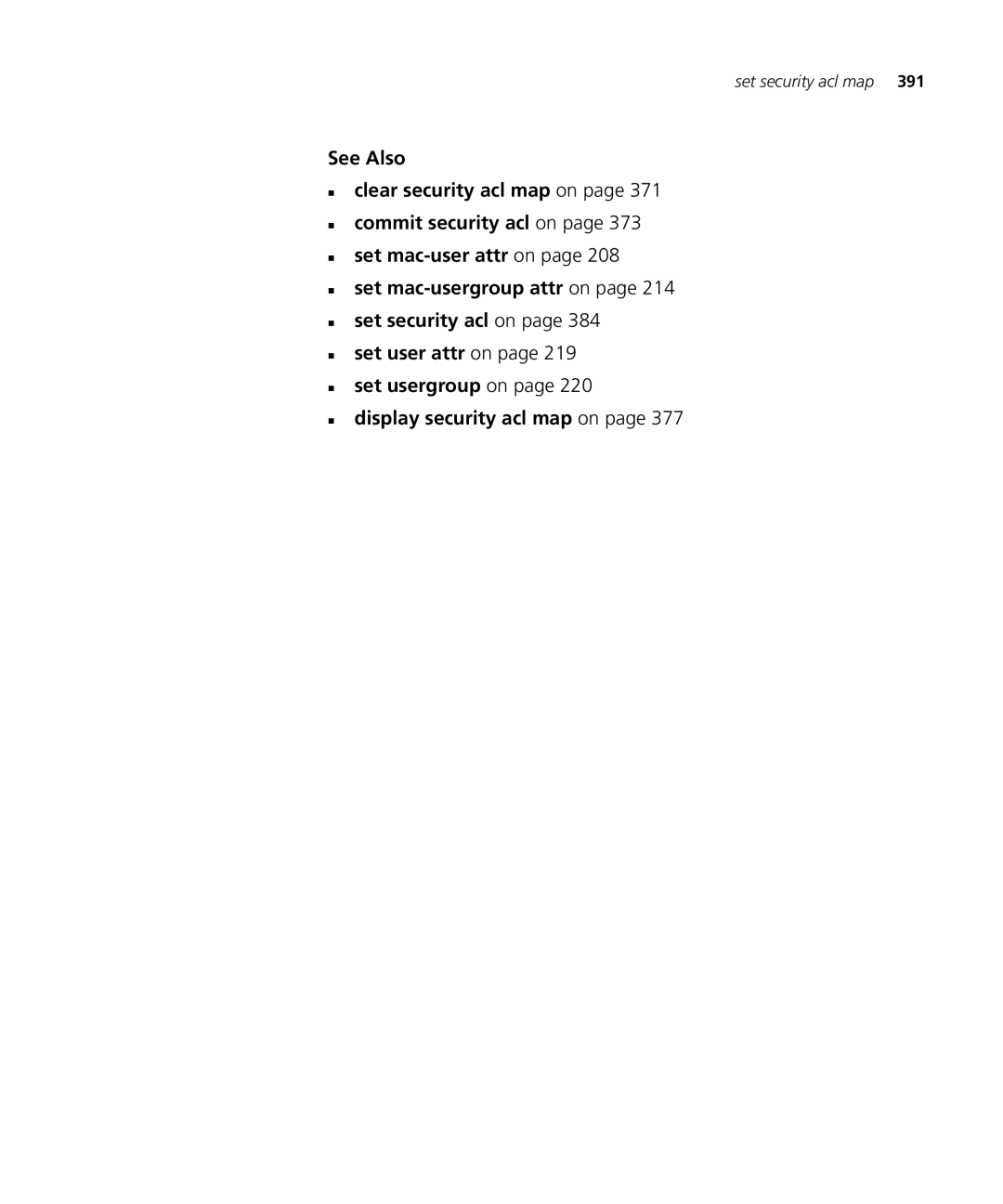 3Com 3CRWX120695A, 3CRWX440095A manual Set security acl map 