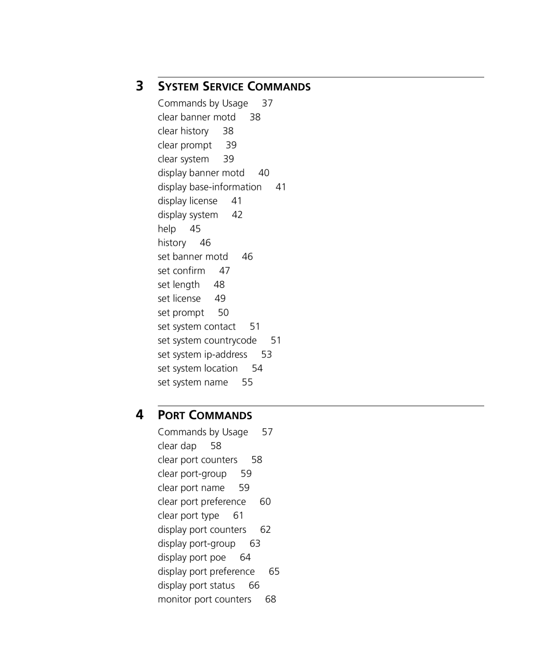 3Com 3CRWX440095A, 3CRWX120695A manual Clear banner motd Clear history Clear prompt, Set system location 