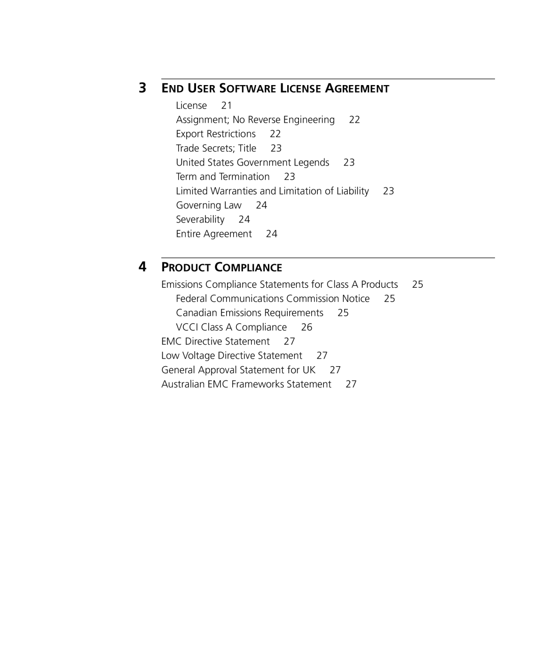 3Com 4005 manual END User Software License Agreement 