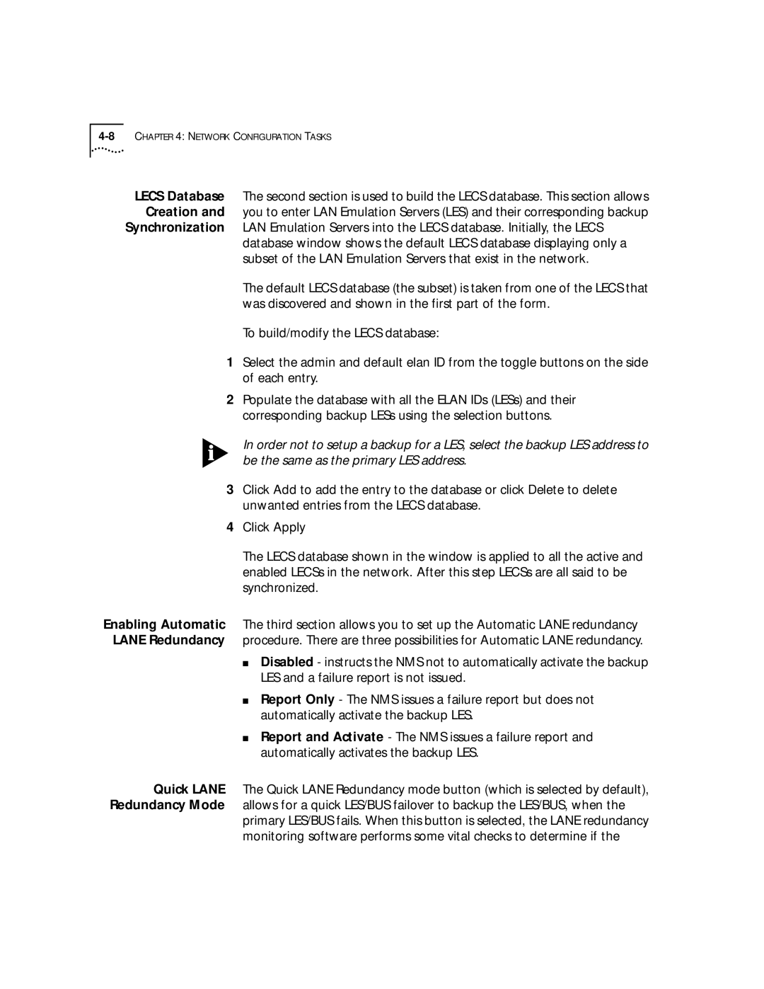 3Com 4.2.2 manual 8CHAPTER 4 Network Configuration Tasks 