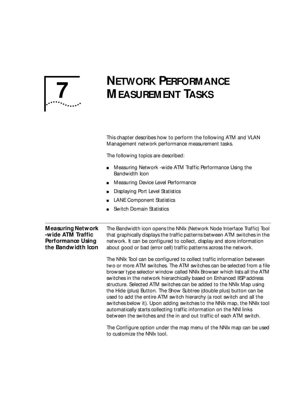 3Com 4.2.2 manual Network Performance Measurement Tasks 