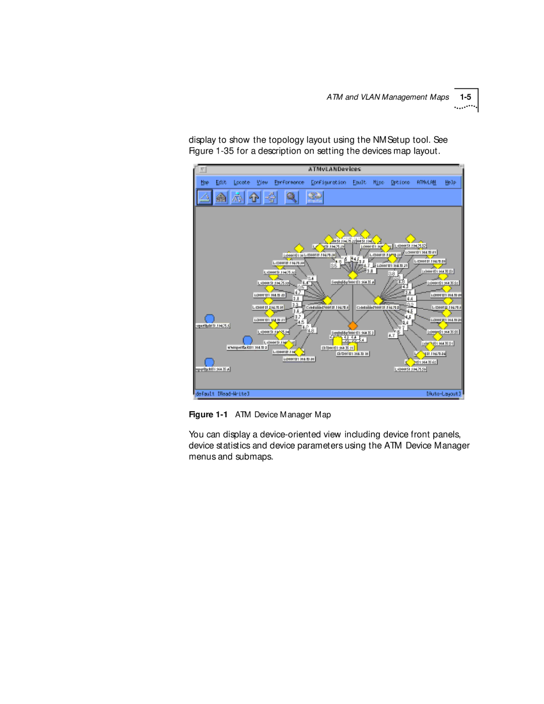 3Com 4.2.2 manual 1ATM Device Manager Map 