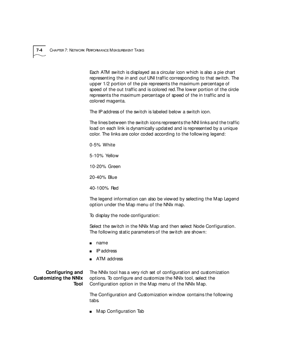 3Com 4.2.2 manual 4CHAPTER 7 Network Performance Measurement Tasks 