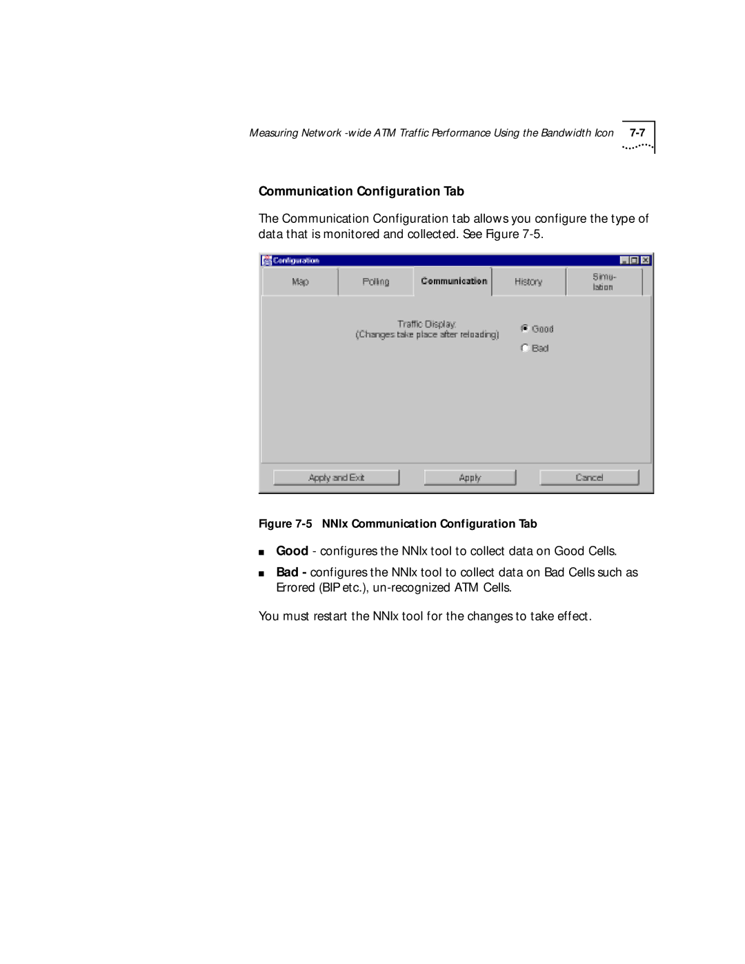 3Com 4.2.2 manual NNIx Communication Configuration Tab 