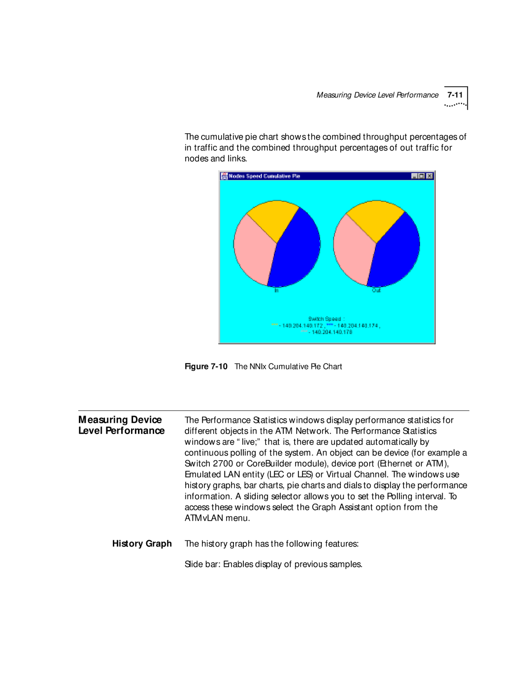 3Com 4.2.2 manual 10The NNIx Cumulative Pie Chart 