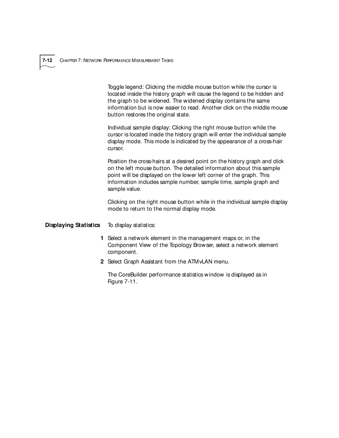 3Com 4.2.2 manual Displaying Statistics To display statistics 