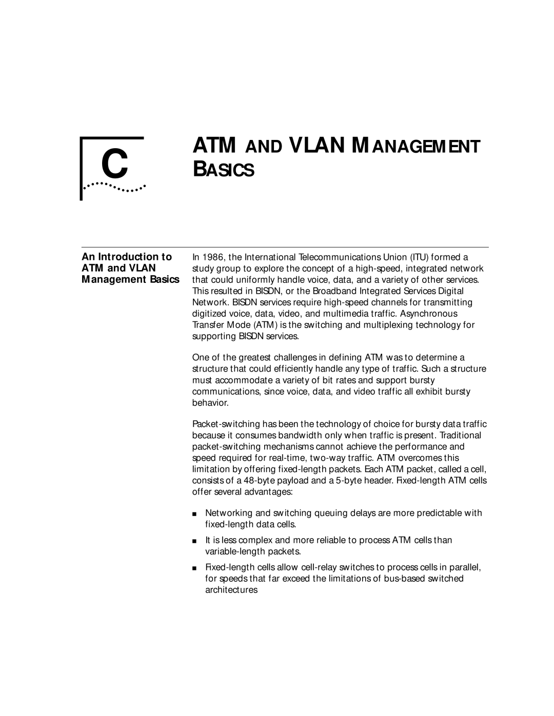 3Com 4.2.2 manual ATM and Vlan Management Basics 