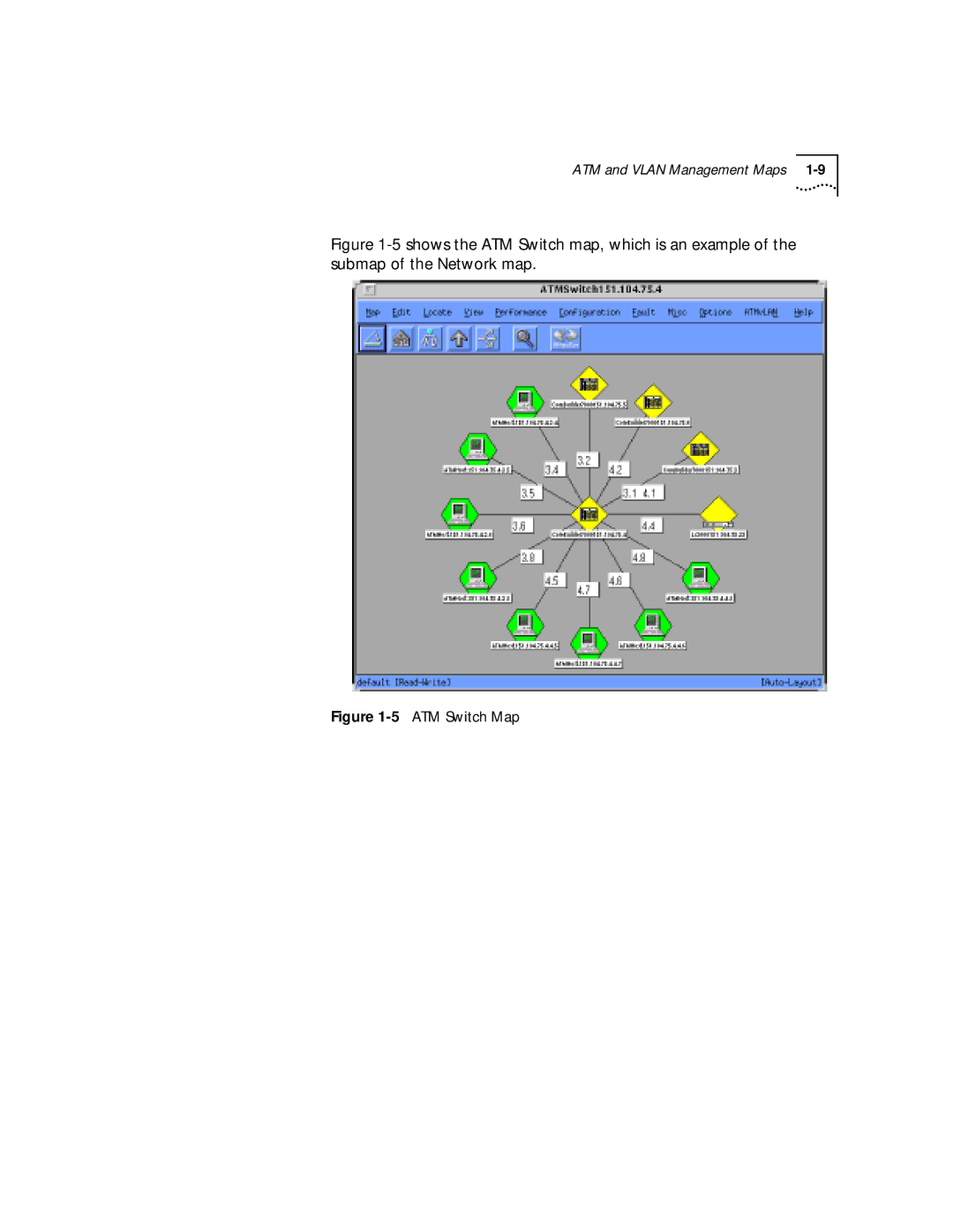 3Com 4.2.2 manual 5ATM Switch Map 