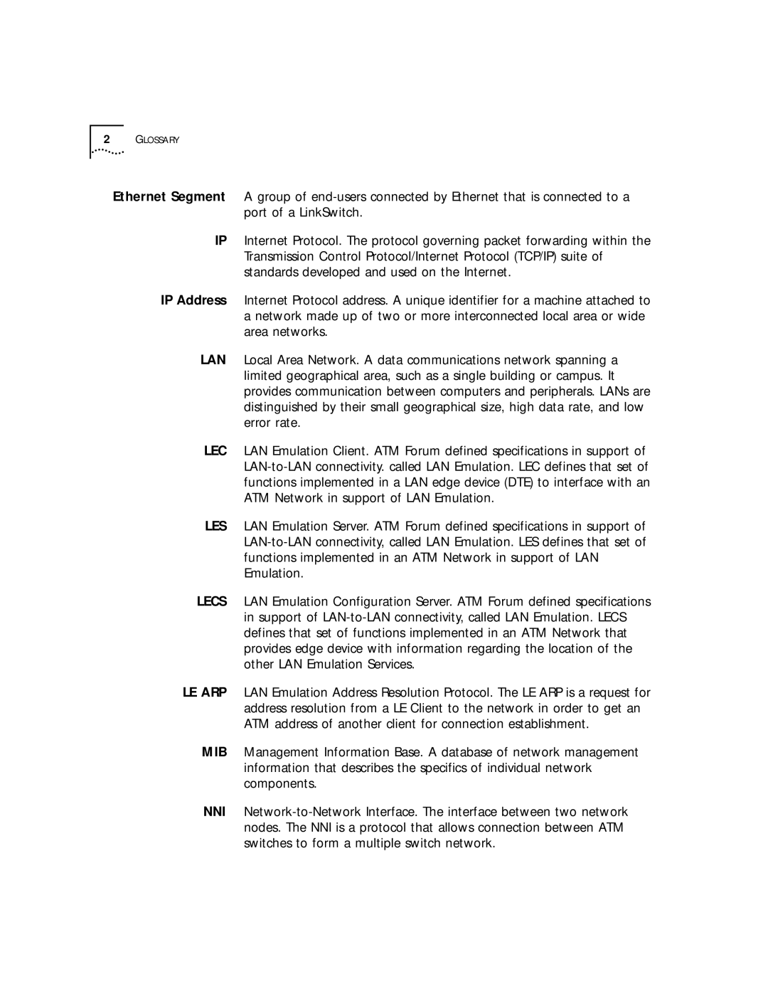 3Com 4.2.2 manual Glossary 