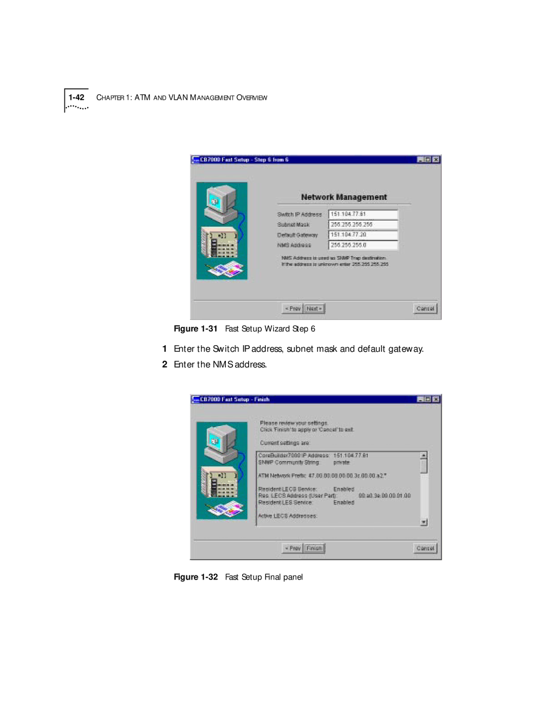 3Com 4.2.2 manual 31Fast Setup Wizard Step 