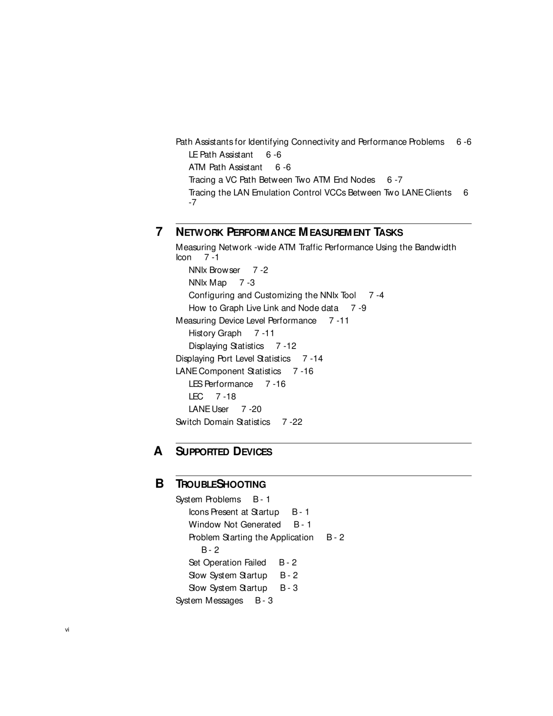 3Com 4.2.2 manual Tracing a VC Path Between Two ATM End Nodes 6, Lane Component Statistics 