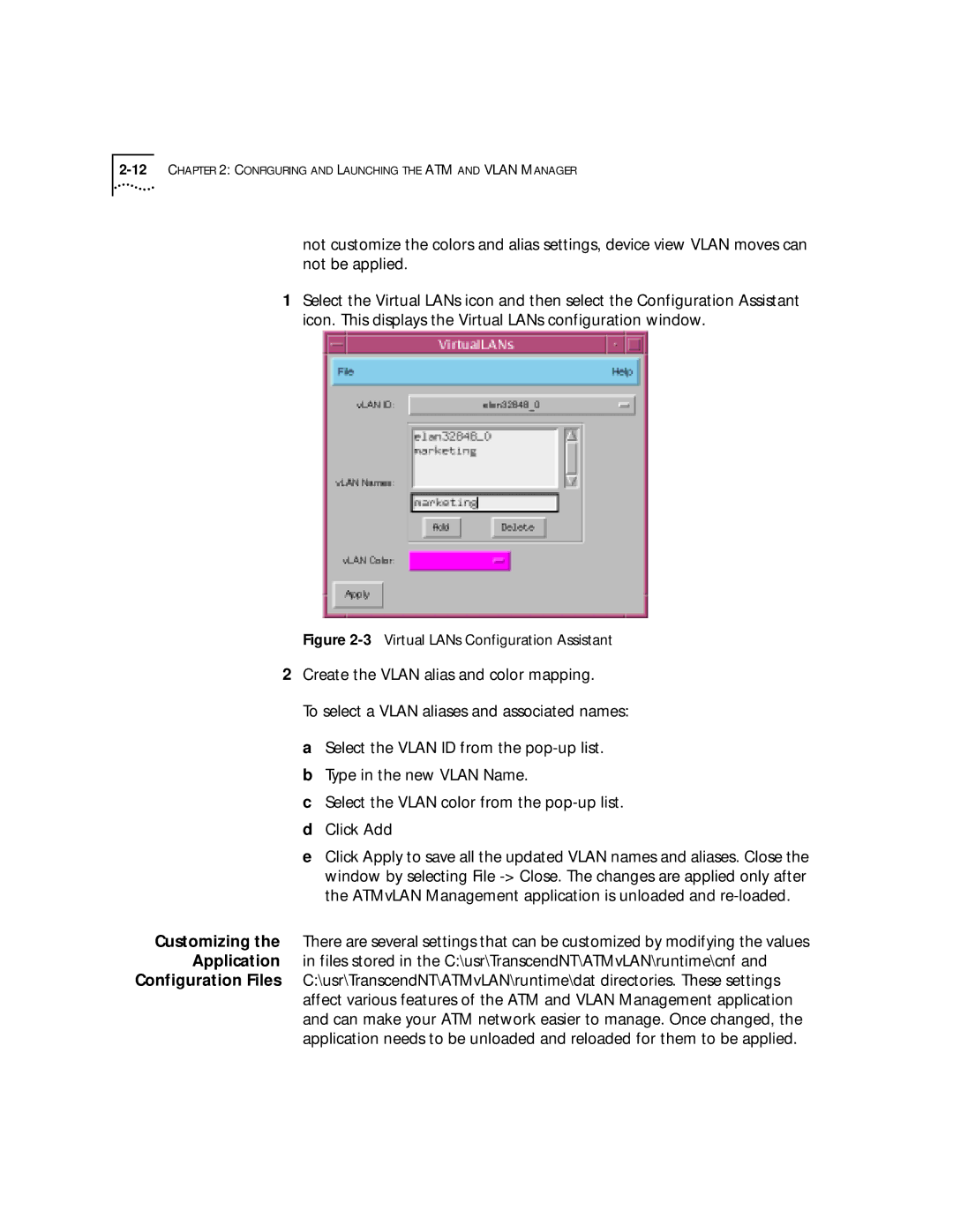 3Com 4.2.2 manual 3Virtual LANs Configuration Assistant 