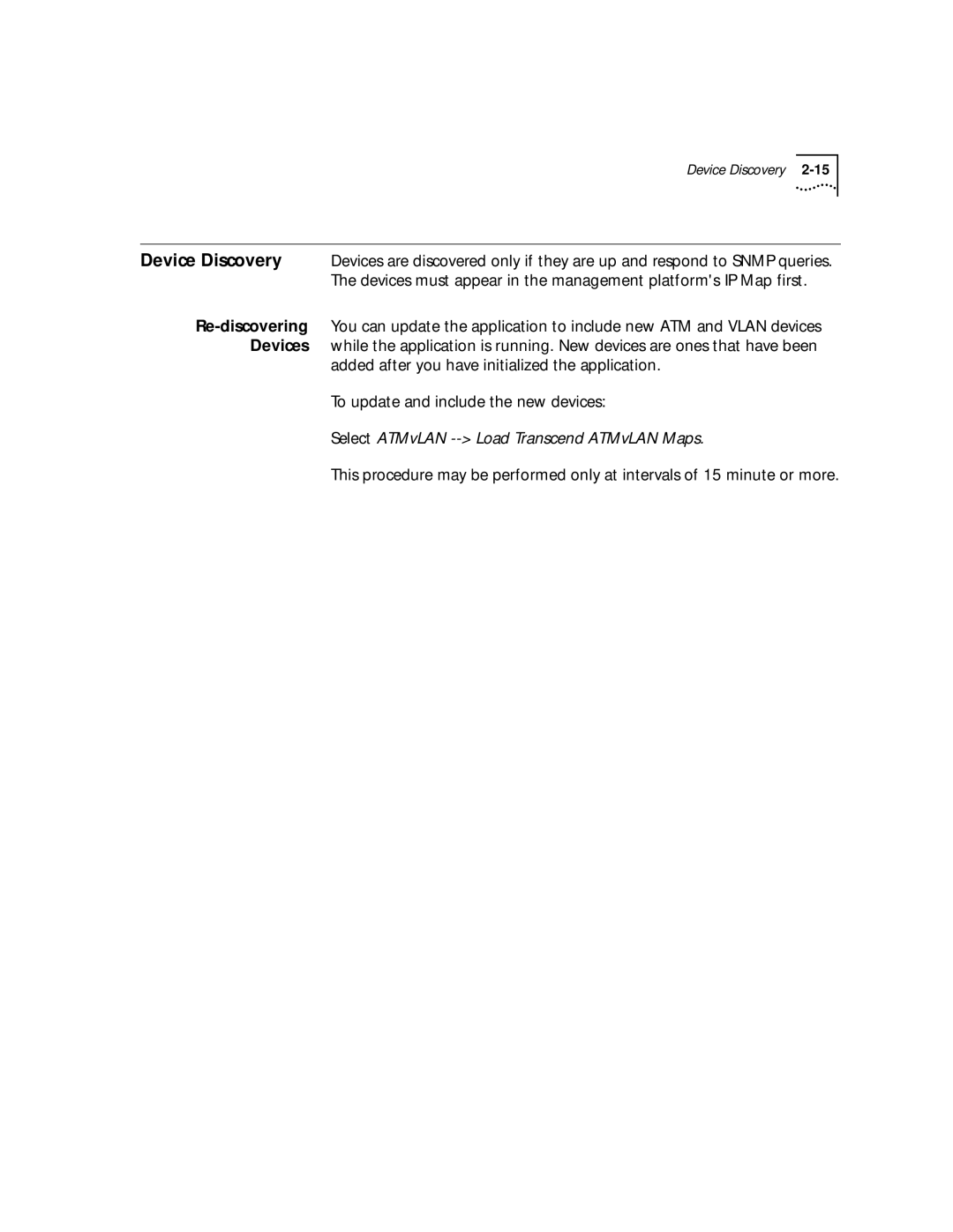 3Com 4.2.2 manual Select ATMvLAN -- Load Transcend ATMvLAN Maps 