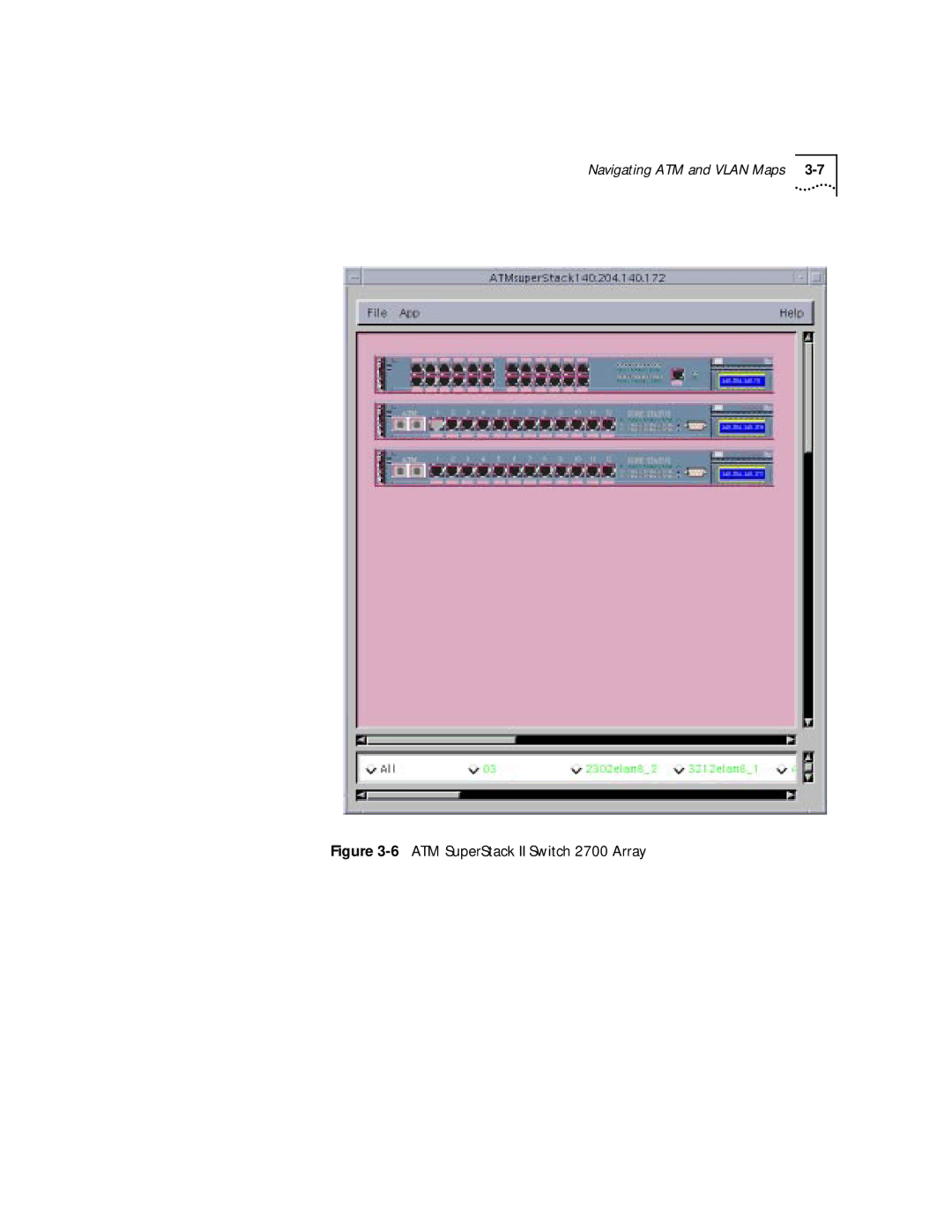 3Com 4.2.2 manual 6ATM SuperStack II Switch 2700 Array 