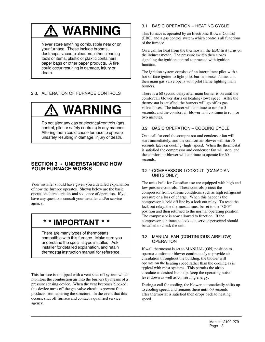 3Com 43506 operating instructions Understanding HOW Your Furnace Works 