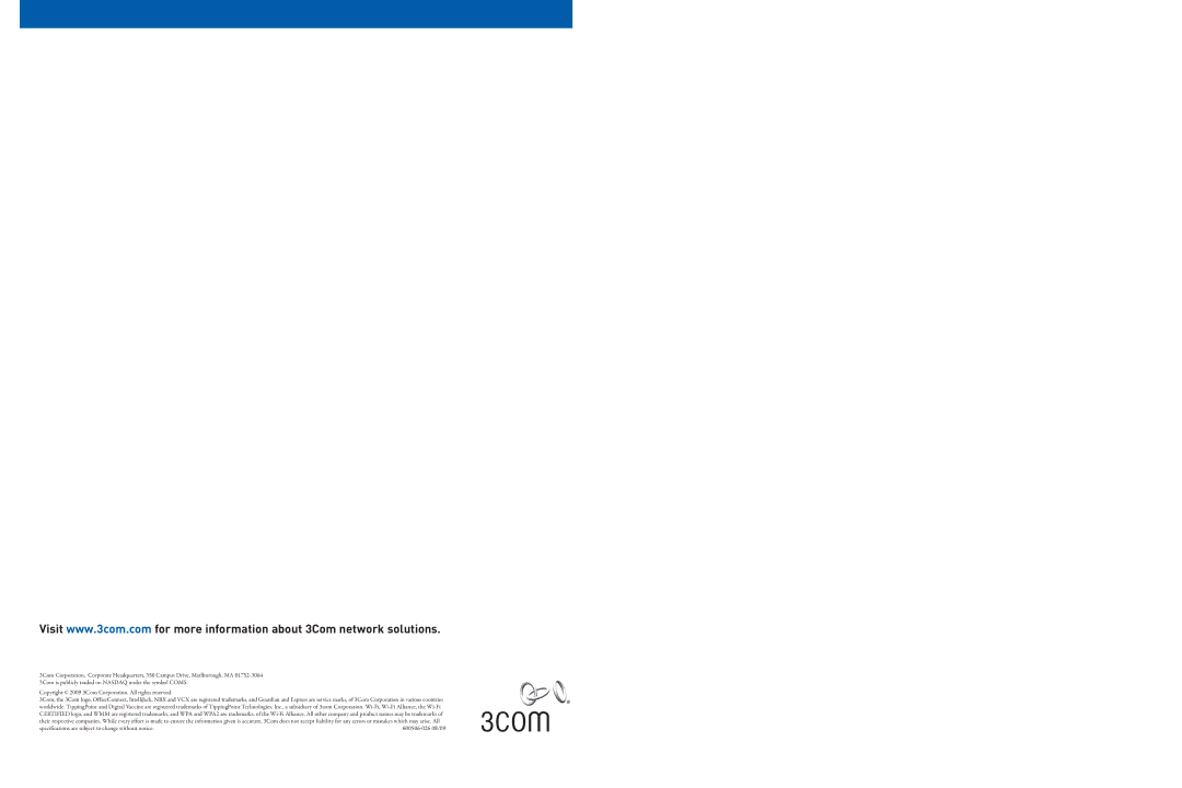 3Com 4800G, 4500G manual 