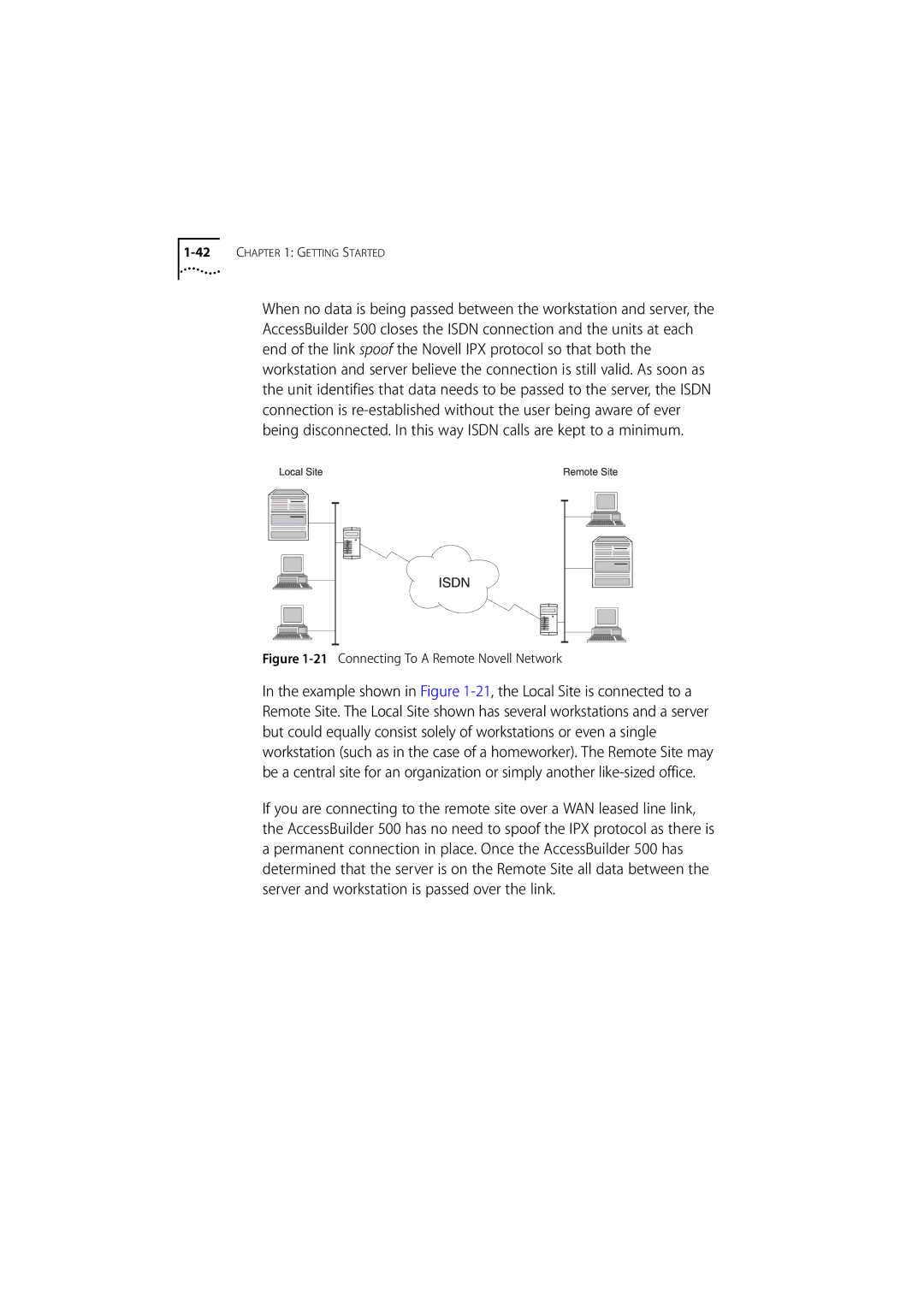 3Com 500 manual Connecting To a Remote Novell Network 