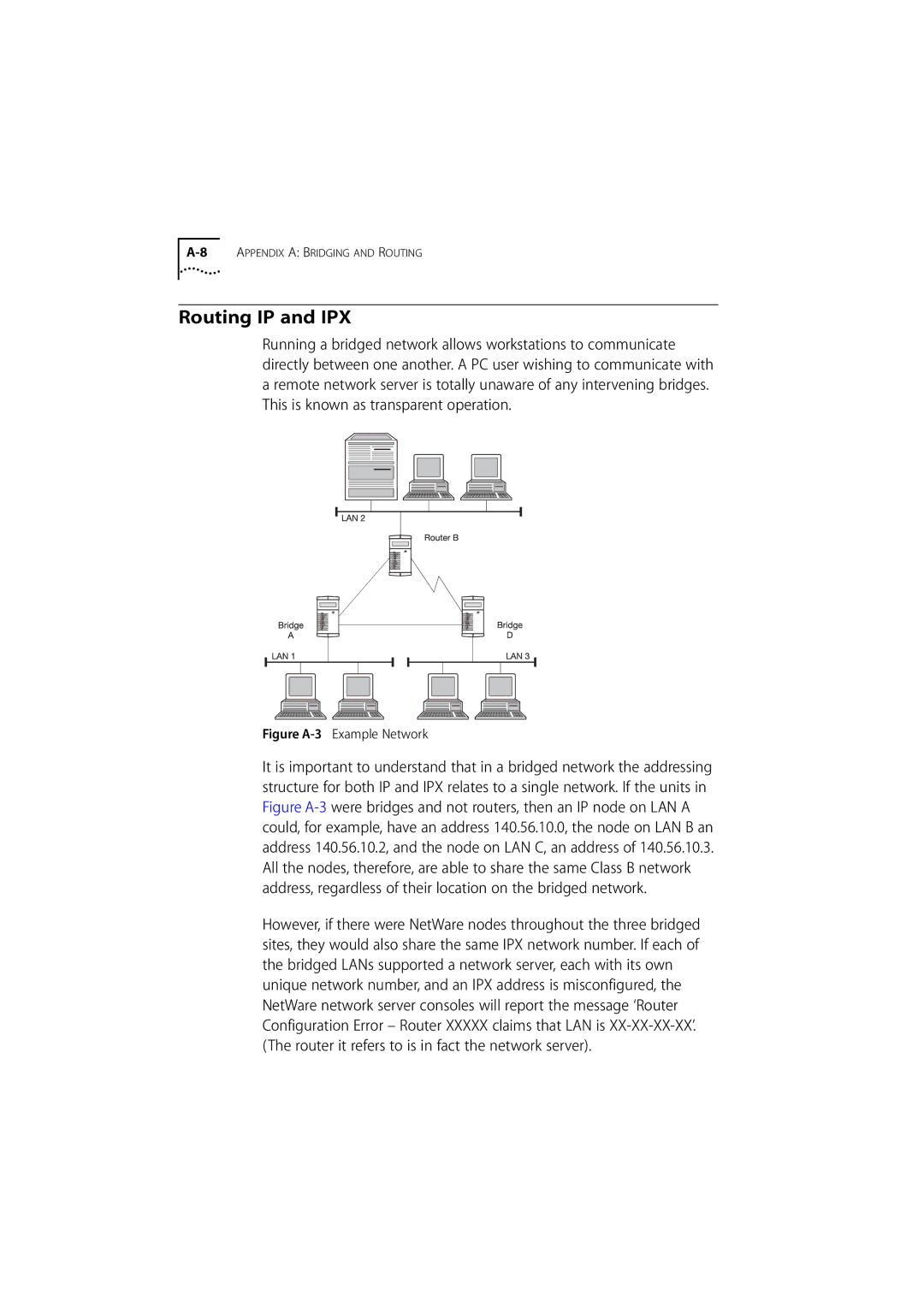 3Com 500 manual Routing IP and IPX 