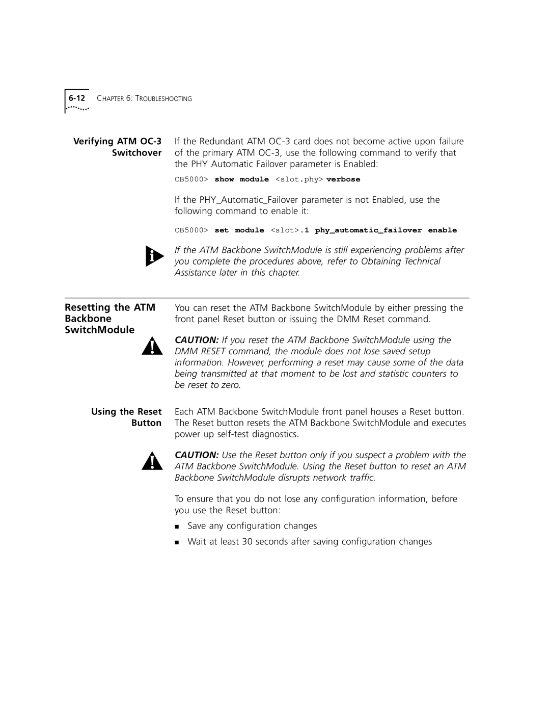 3Com 5000 ATM manual Power up self-test diagnostics 