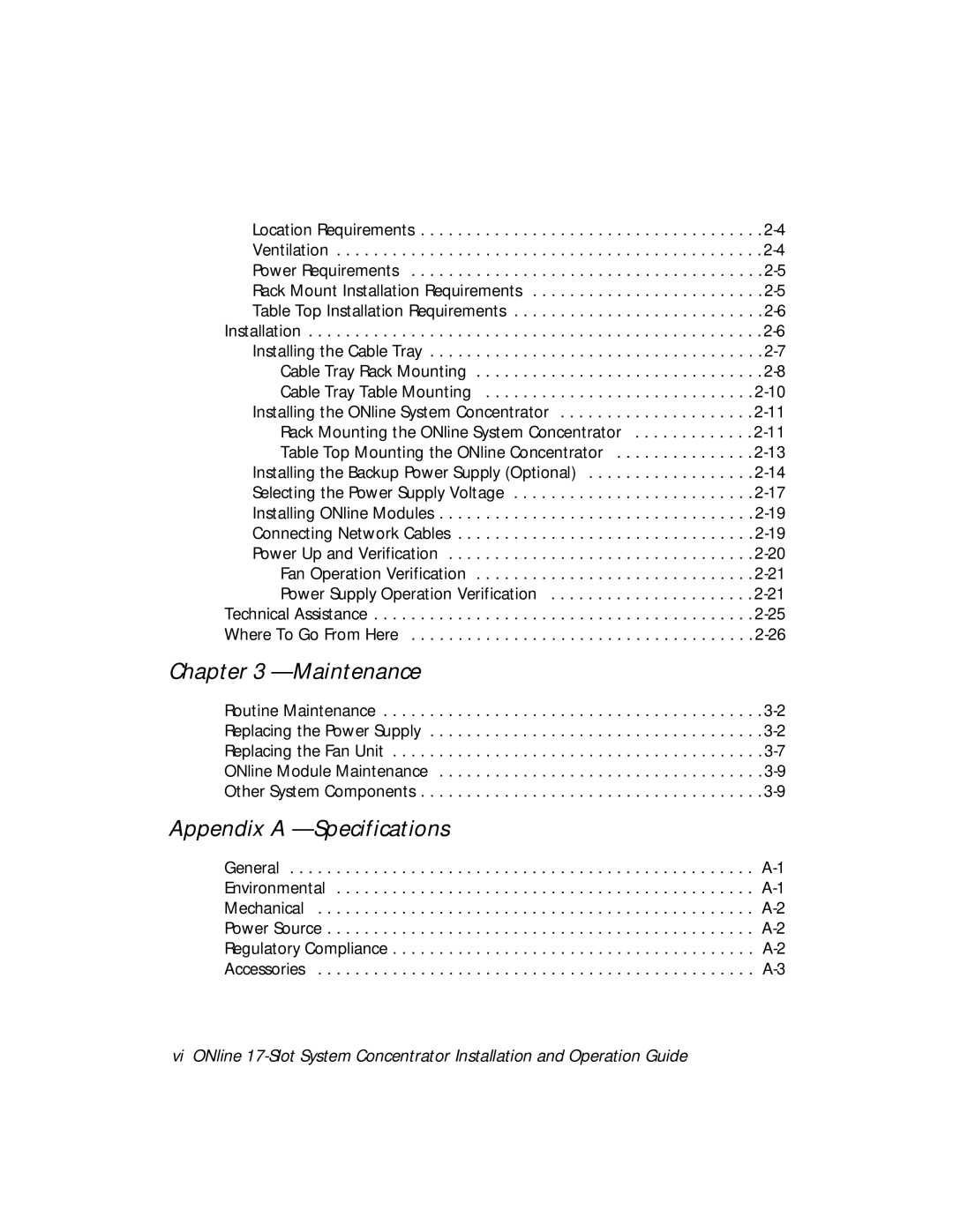 3Com 5017C-LS, 5017C with load sharing installation and operation guide Maintenance 