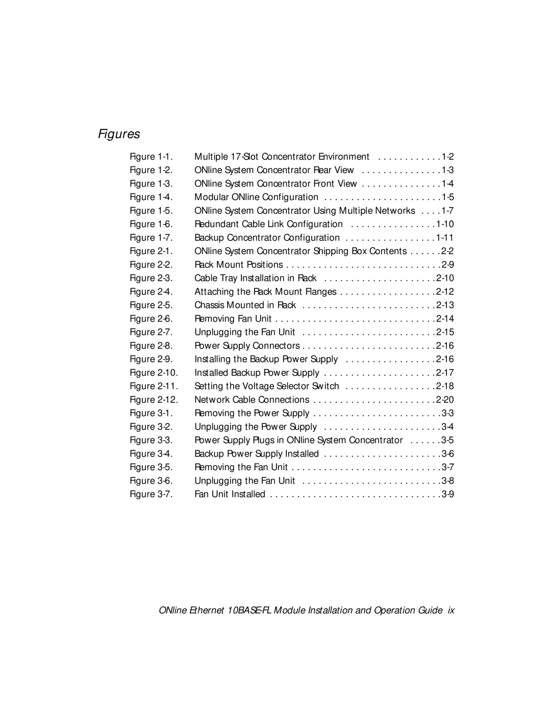 3Com 5017C-LS, 5017C with load sharing installation and operation guide Figures 