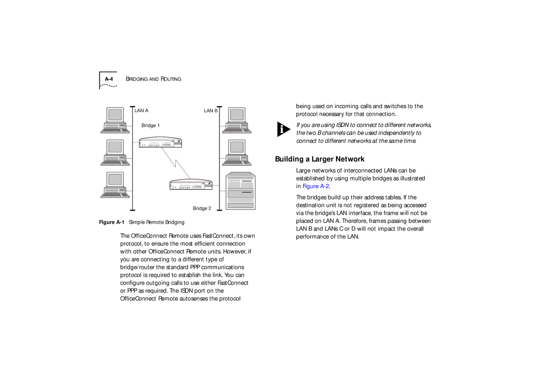 3Com 520, 510, 530 manual Building a Larger Network 