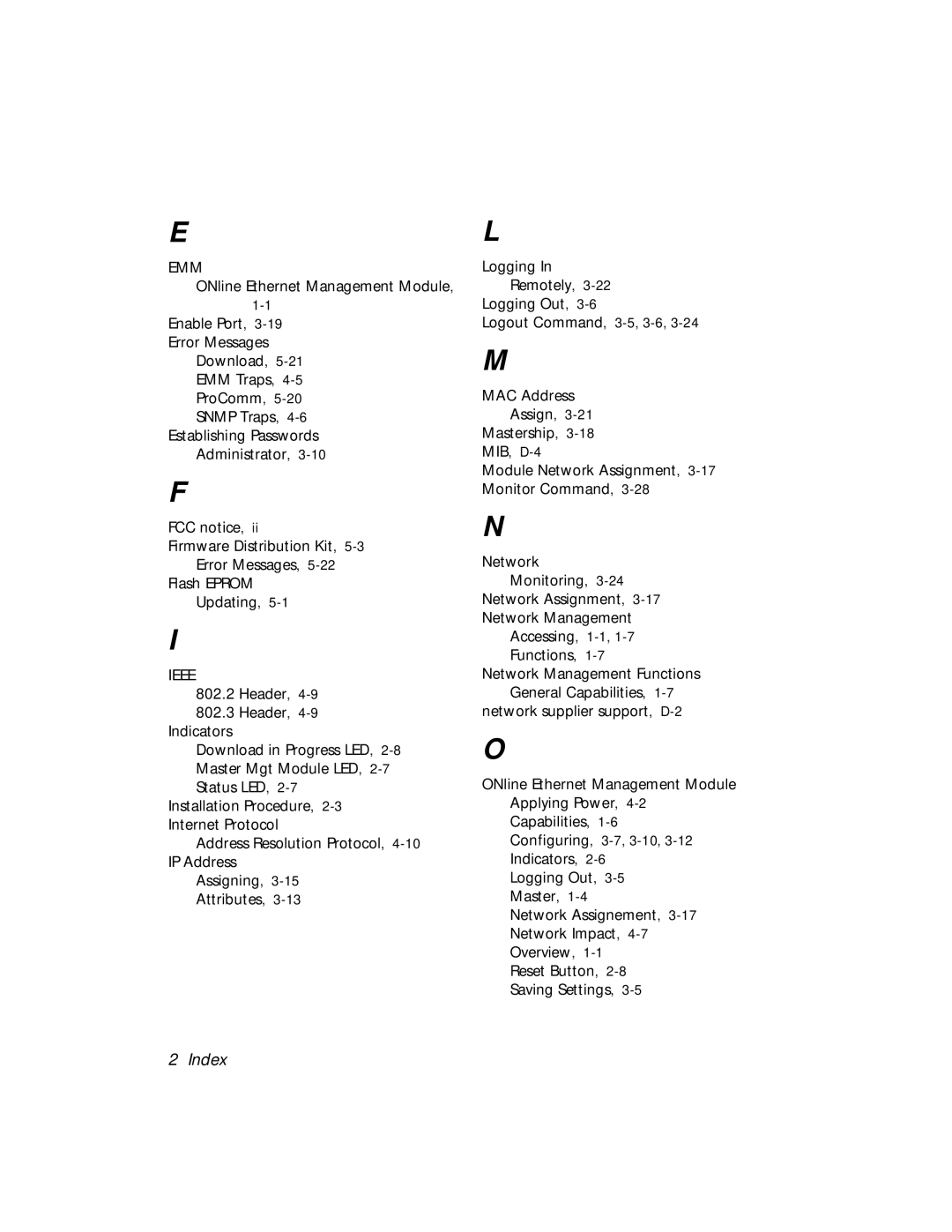 3Com 5101M-MGT installation and operation guide Emm 