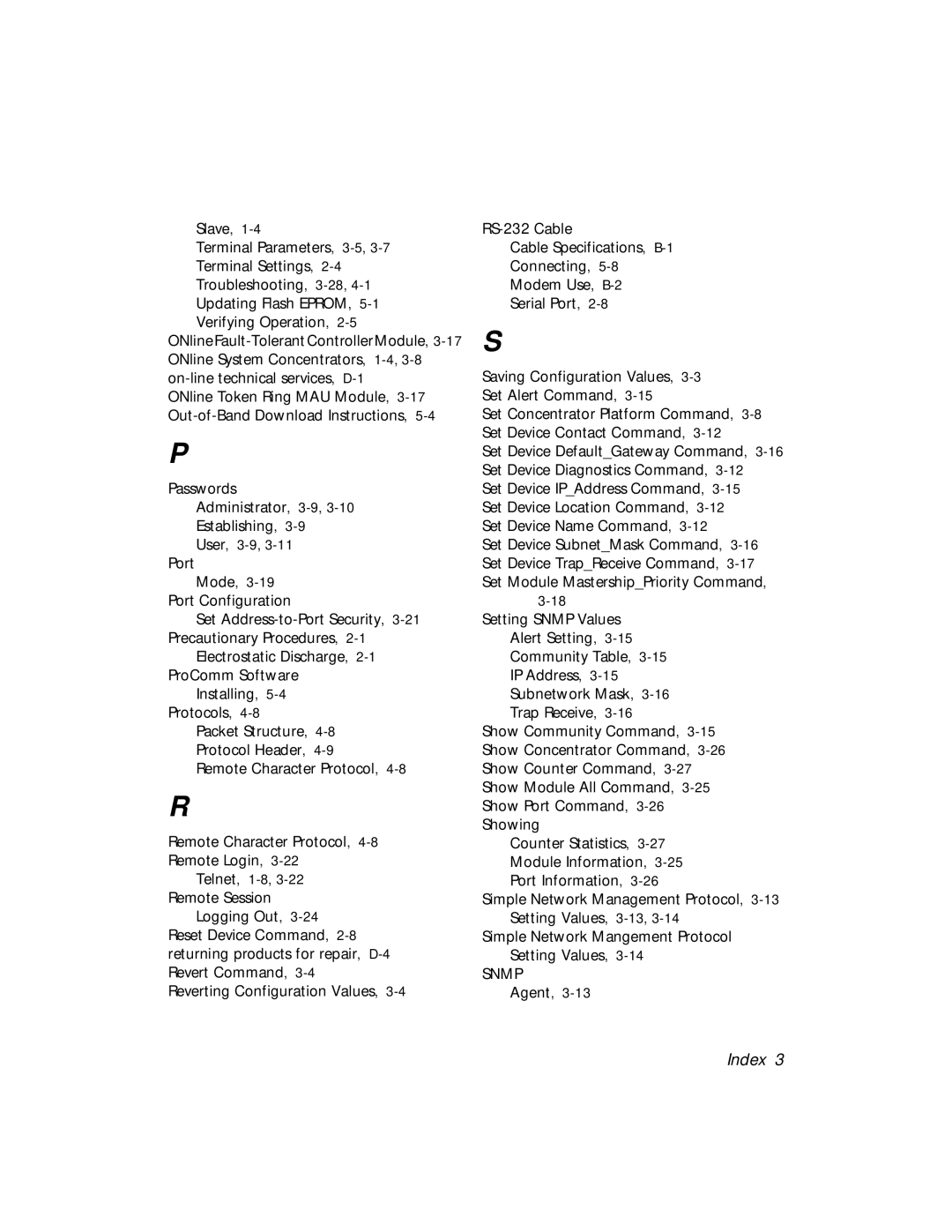 3Com 5101M-MGT installation and operation guide Snmp 