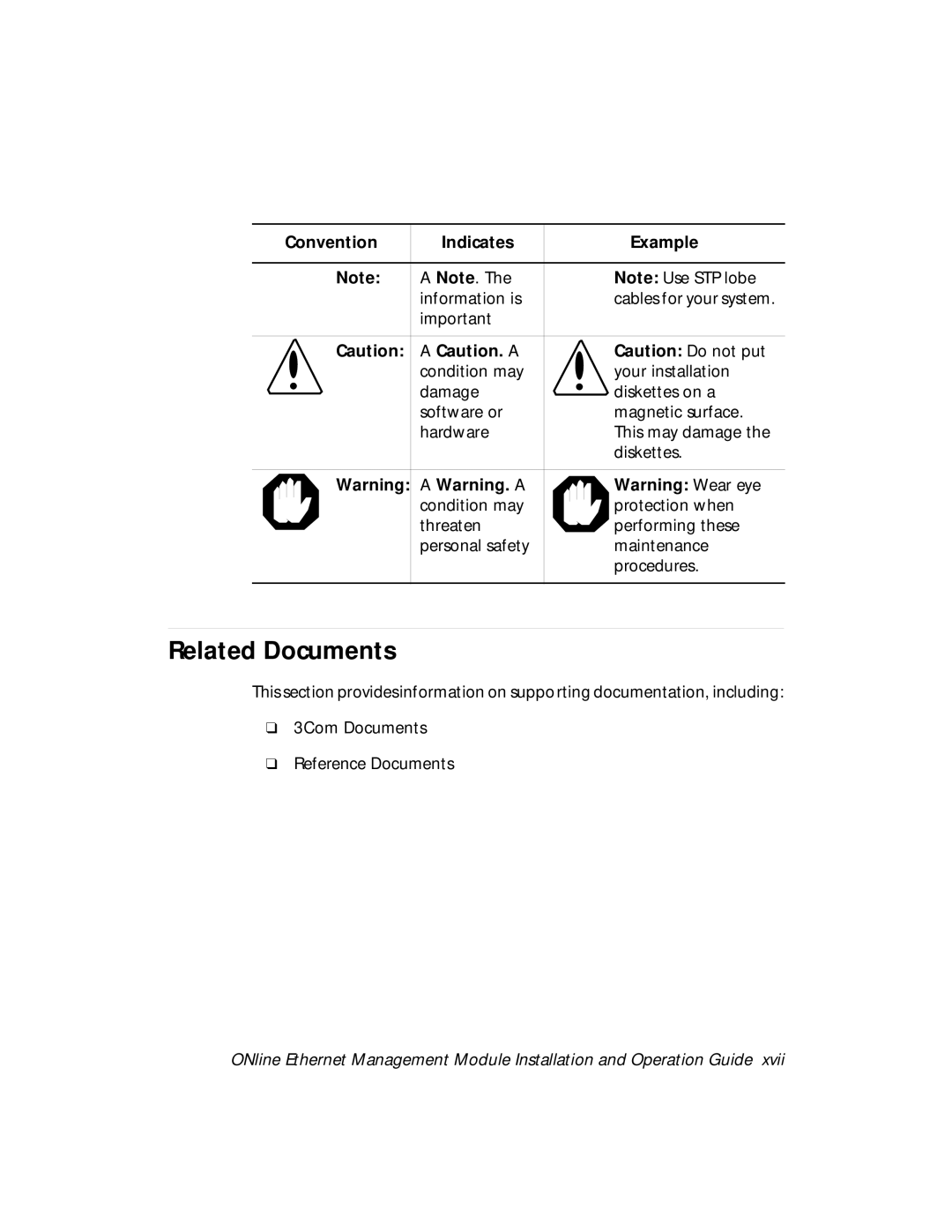 3Com 5101M-MGT installation and operation guide Related Documents 