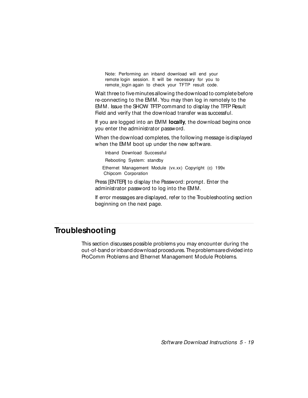 3Com 5101M-MGT installation and operation guide Troubleshooting 