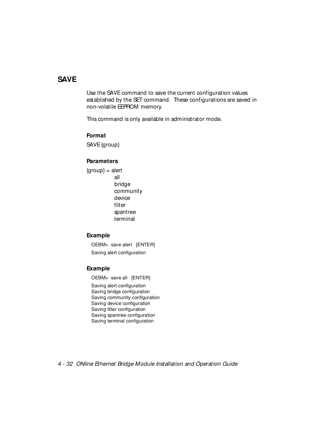 3Com 5102B-EE installation and operation guide Save 