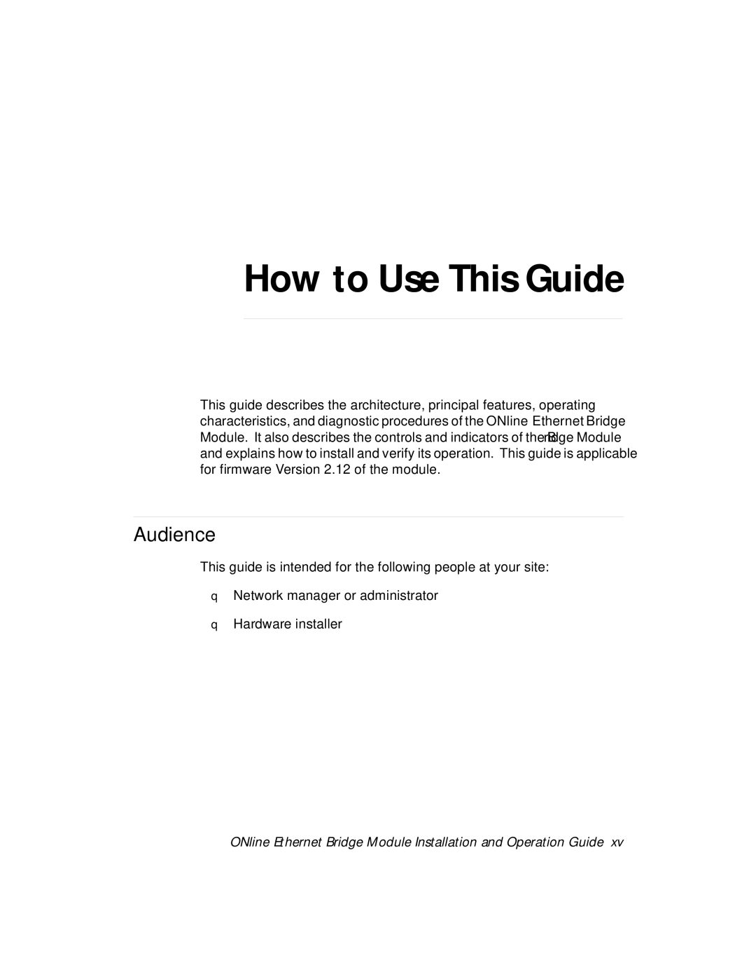 3Com 5102B-EE installation and operation guide How to Use This Guide, Audience 