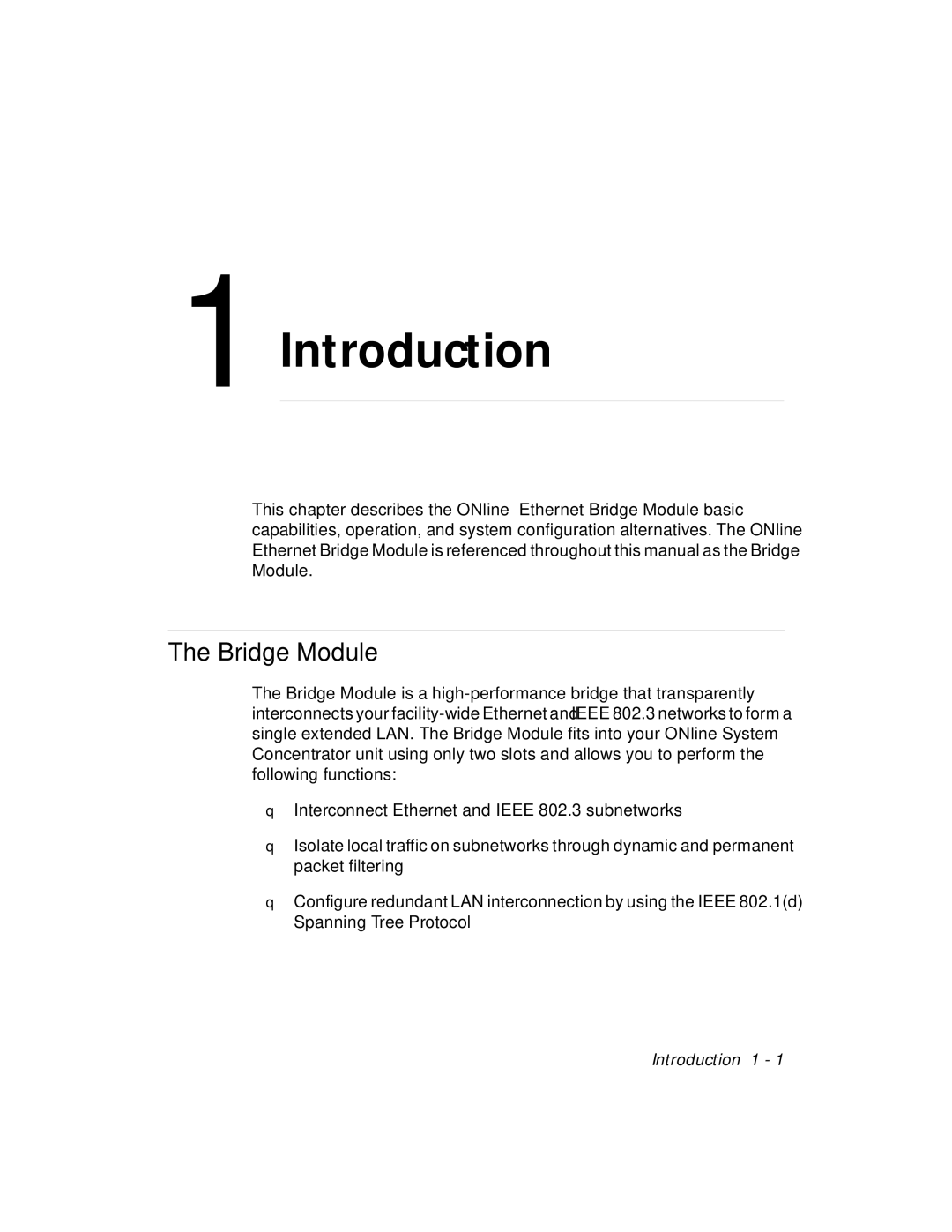 3Com 5102B-EE installation and operation guide Introduction, Bridge Module 